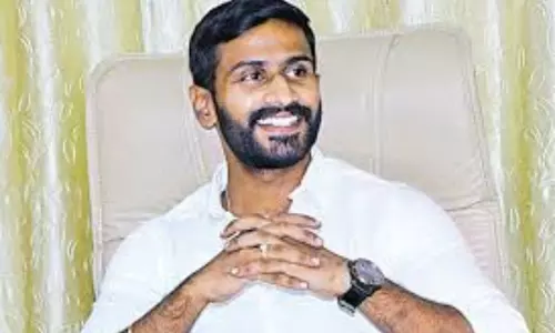 Congress Candidate Balmuri Venkat says He will Work Hard to Give Three Acres of Land Dalits in Huzurabad if People Vote to him Congress Candidate Balmuri Venkat says He will Work Hard to Give Three Acres of Land Dalits in Huzurabad if People Vote to him