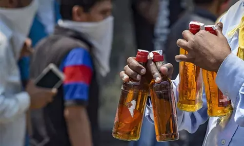 Expired Liquor Spotted in Krishna District
