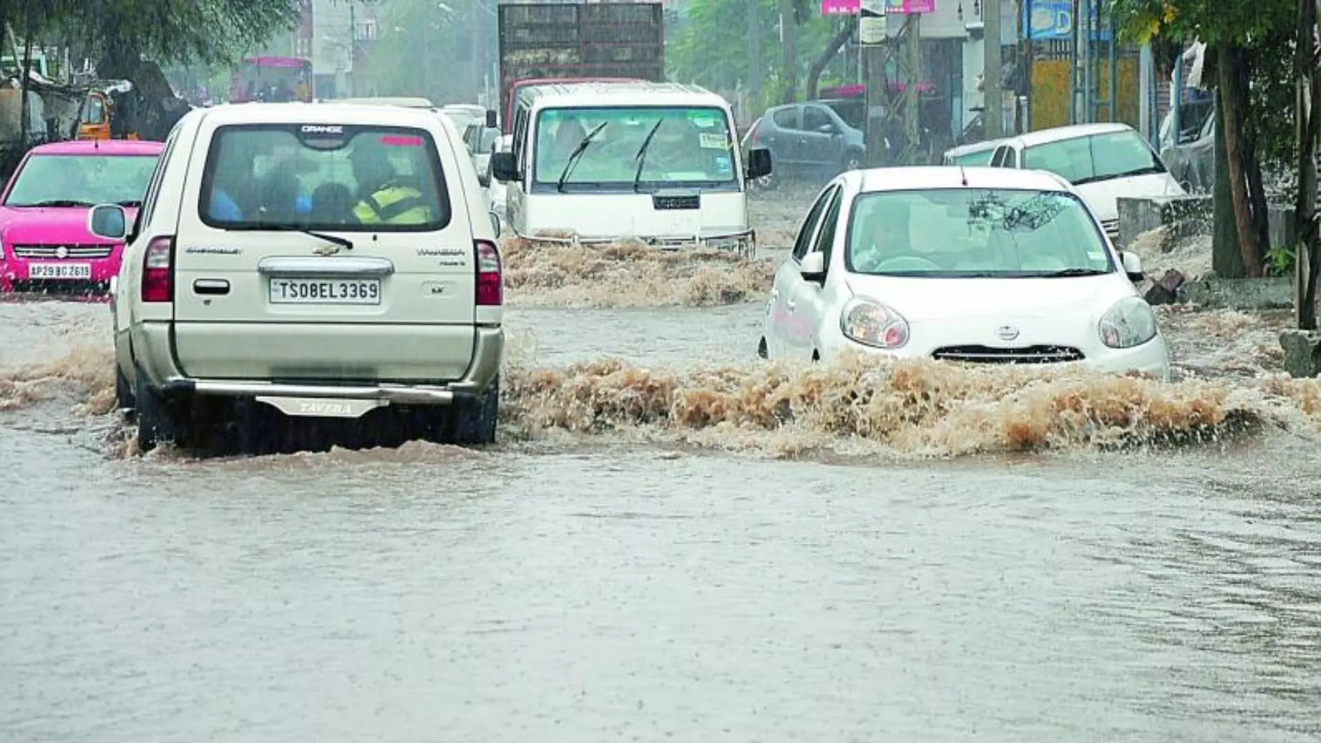 Heavy Rains in Hyderabad Today 16 10 2021