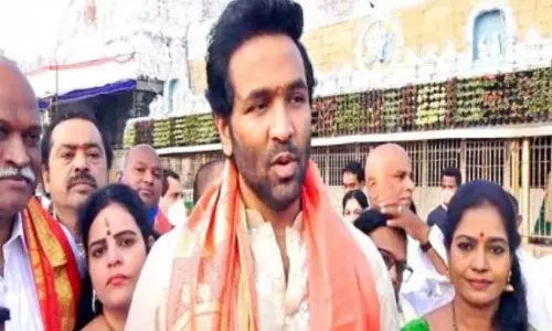 MAA New Working Team Visits Tirumala Temple MAA New Working Team Visits Tirumala Temple