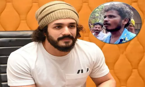 Akkineni Akhil Responds on his Fan in Interview Akkineni Akhil Responds on his Fan in Interview