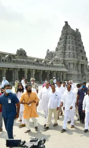 CM KCR Visits Yadadri Temple Photo Gallery