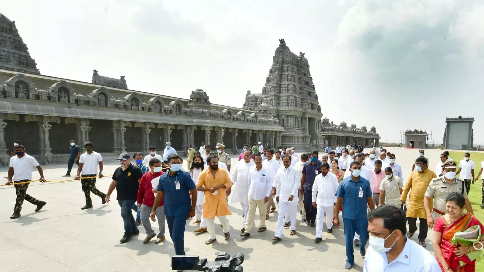 CM KCR Visits Yadadri Temple Photo Gallery