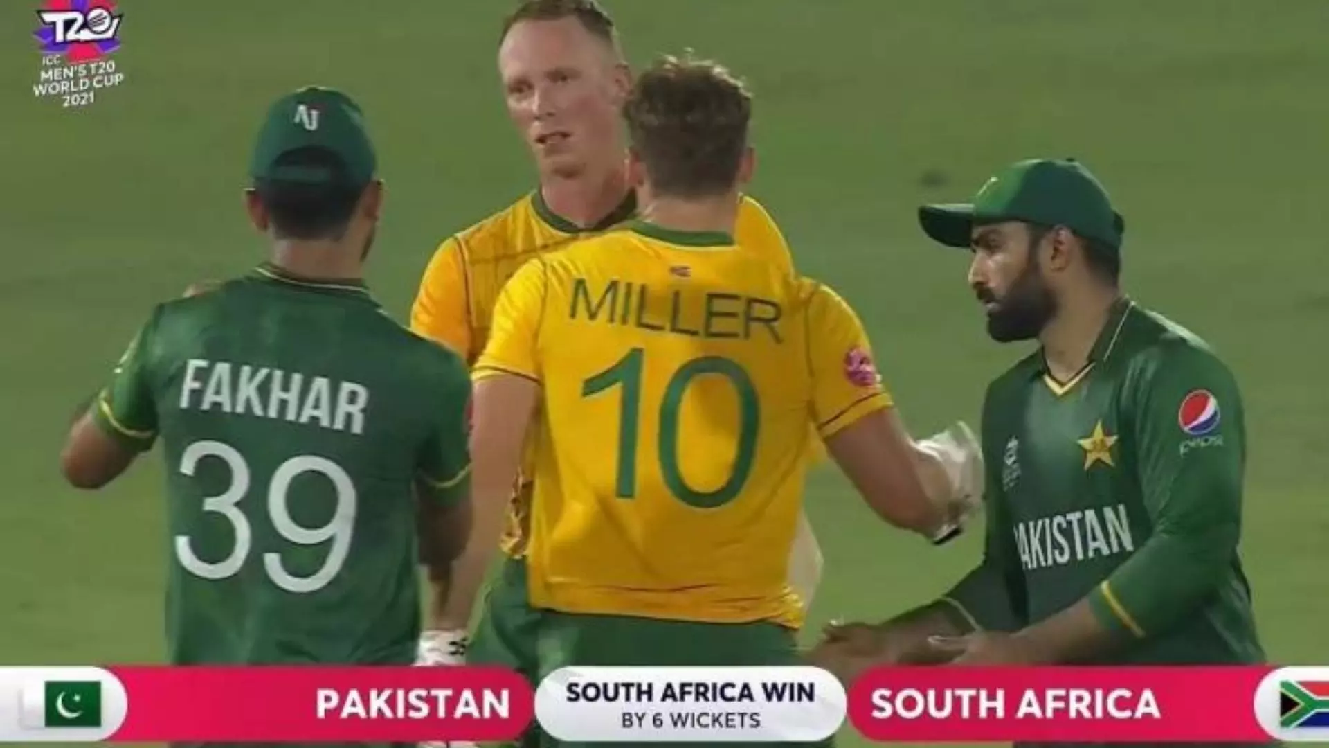 South Africa won the Match Against Pakistan in T20 World Cup Warm-up Match