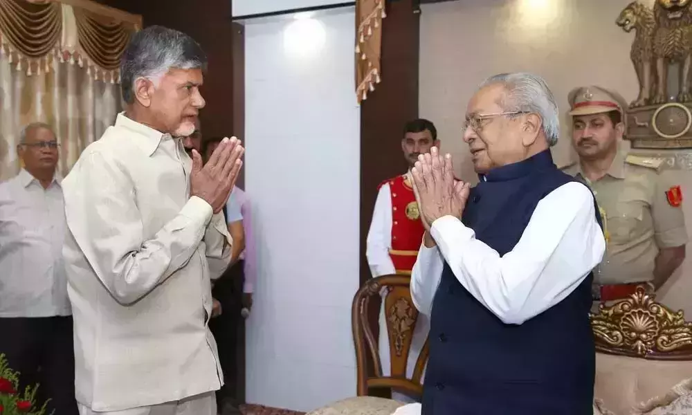 TDP Leaders Meet the Andhra Pradesh Governor