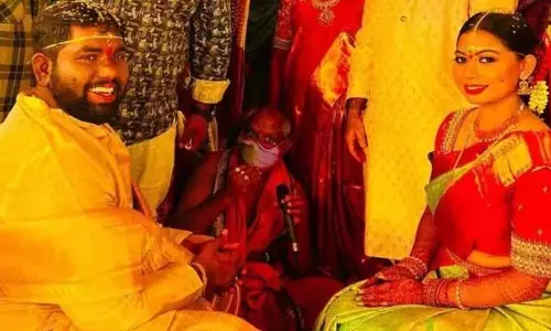 Director Maruthi Shared Viva Harsha Marriage Photo in Social Media