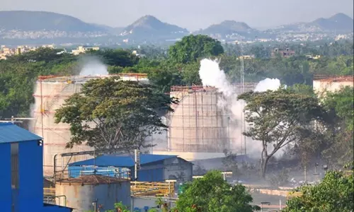 Gas Leakage in Krishna District Nuzvidu