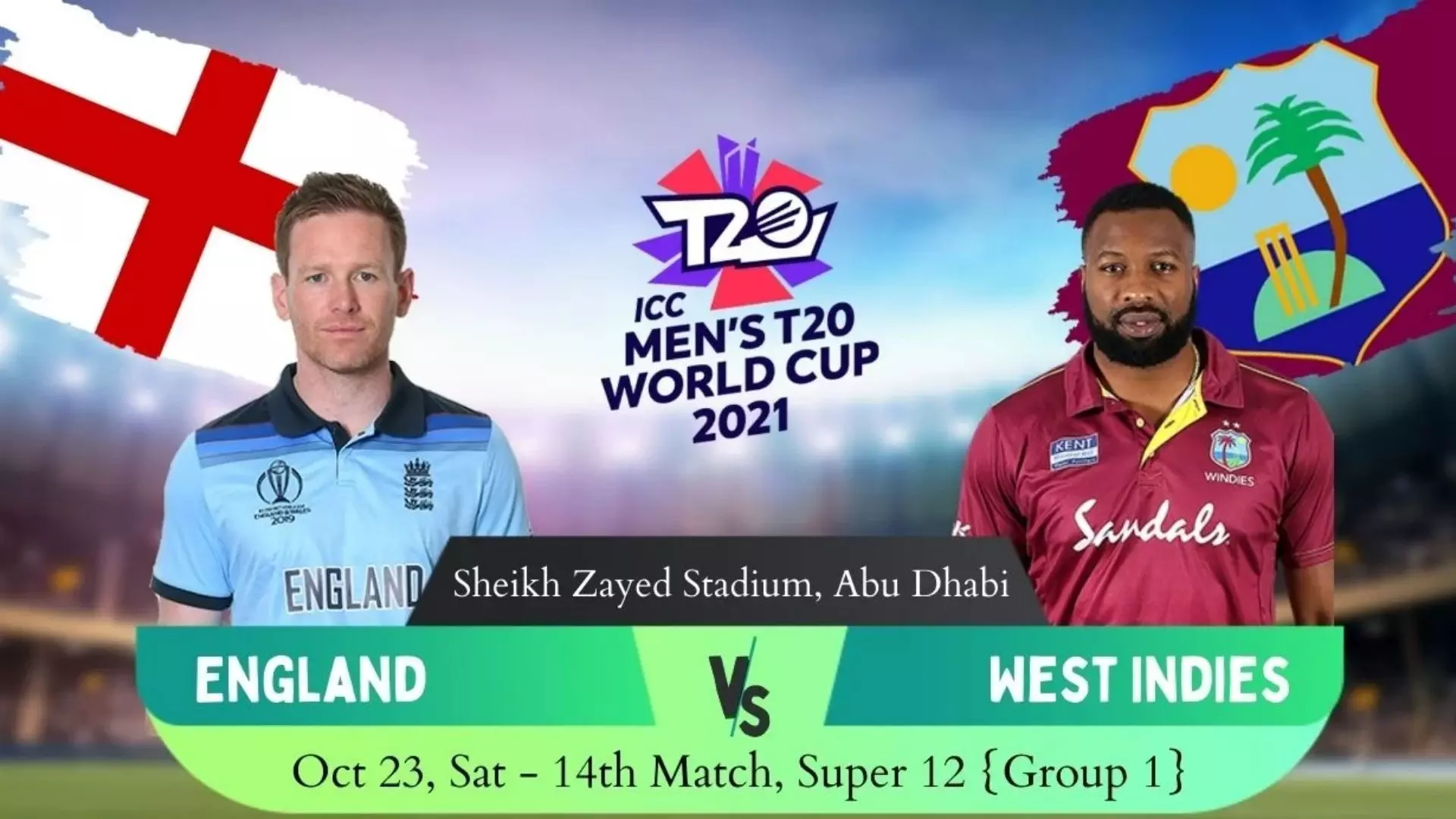 T20 World Cup 2021 Starts West Indies vs England T20 Match Today 23 10 2021