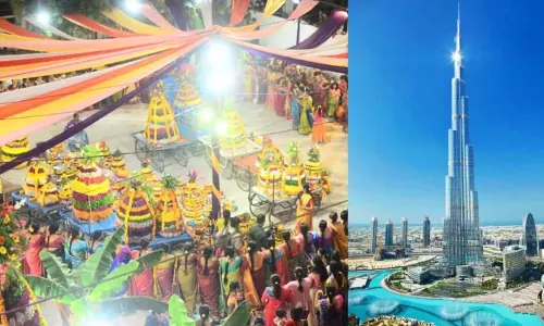 Bathukamma Festival to be Screened on Burj Khalifa Bathukamma Festival to be Screened on Burj Khalifa
