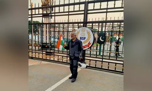 Thala Ajith Kumar Visits Wagah Border Thala Ajith Kumar Visits Wagah Border