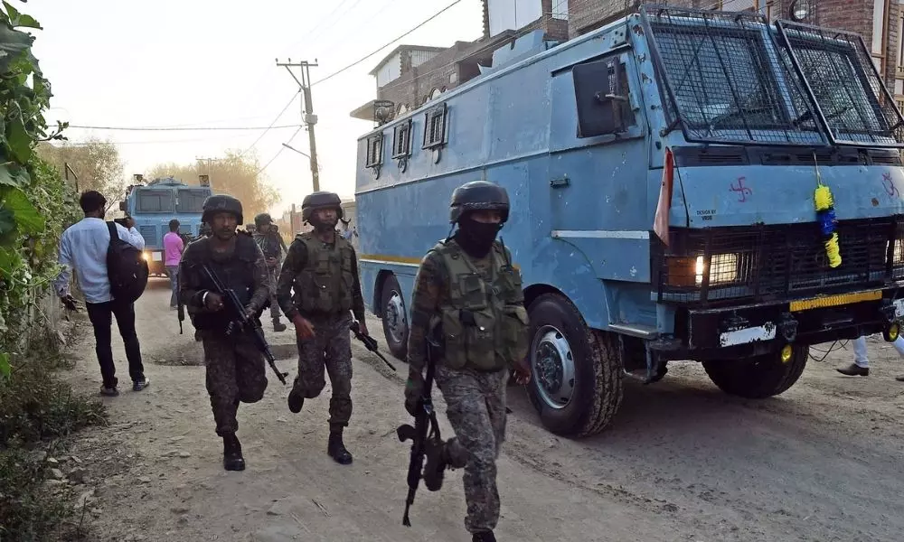 Ongoing Army Operation in Jammu Kashmir