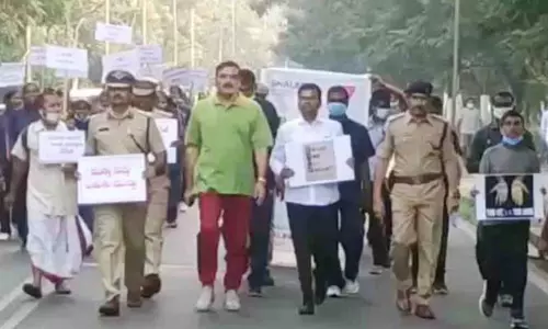 Drugs Awareness Walk in Osmania University Today | Hyderabad Latest News
