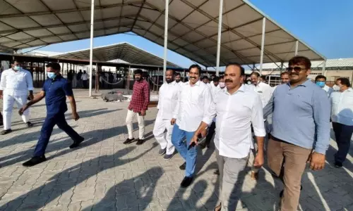 Huge Arrangements to TRS Plenary at Madhapur HICC