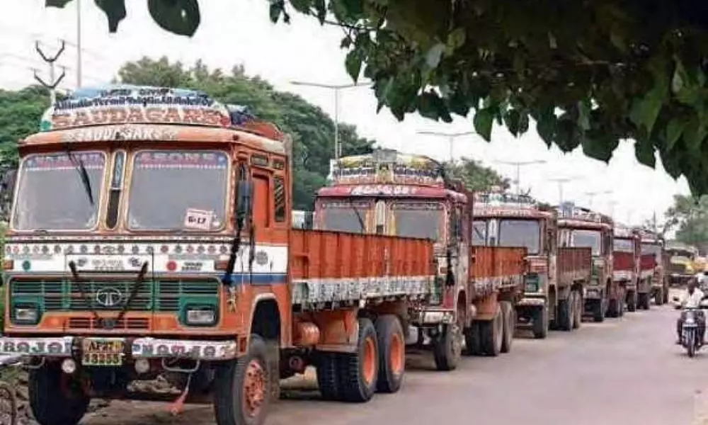 Lorry Strike in Andhra Pradesh on 28 10 2021