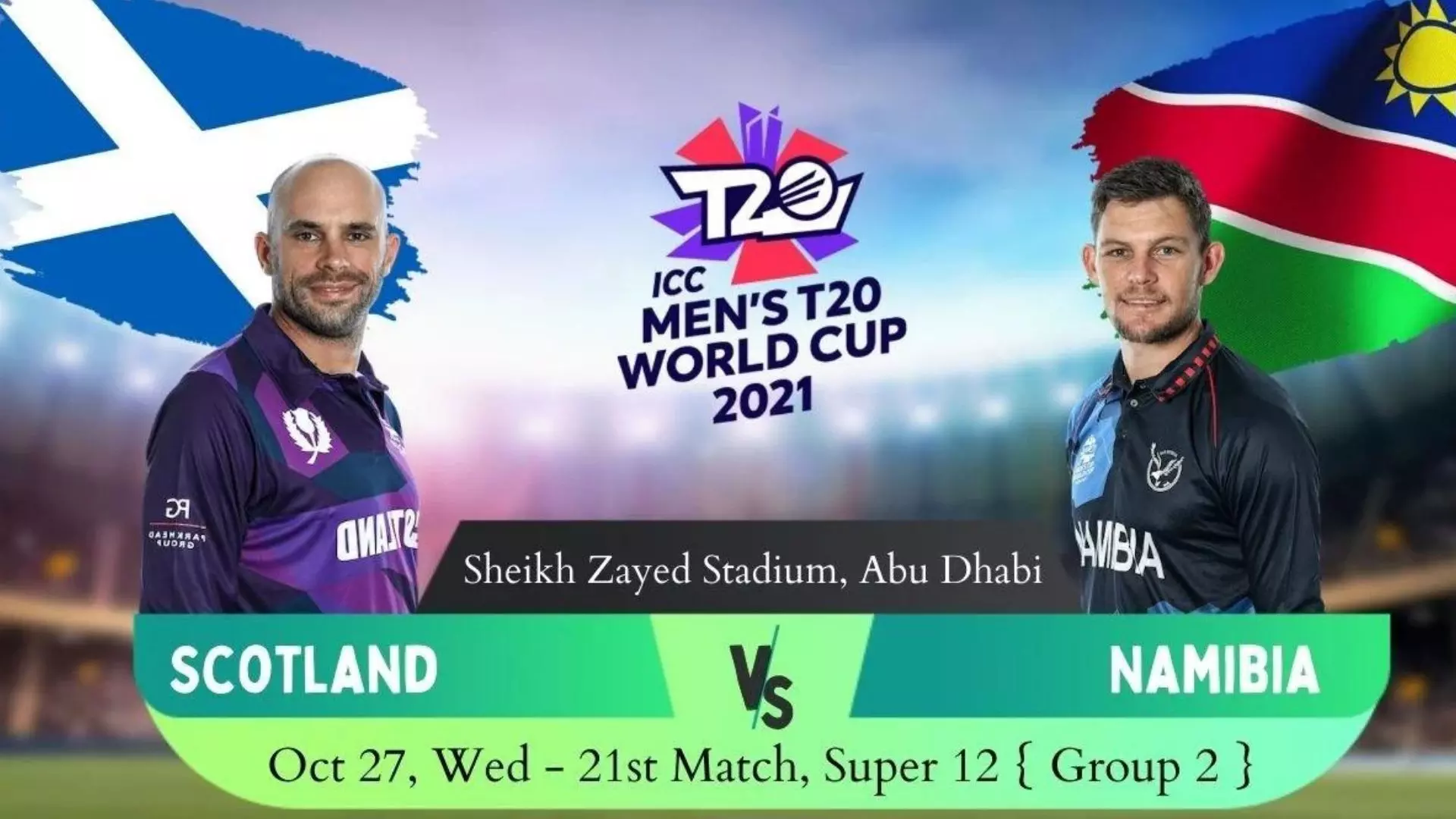 T20 World Cup 2021 Scotland Vs Namibia Match Preview Today 27th October 2021 - Cricket News
