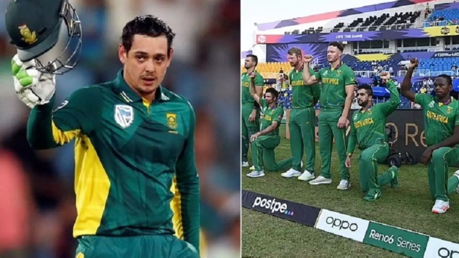 Is Quinton de Kock not Playing Because of his Stand on Black Live Matter Movement