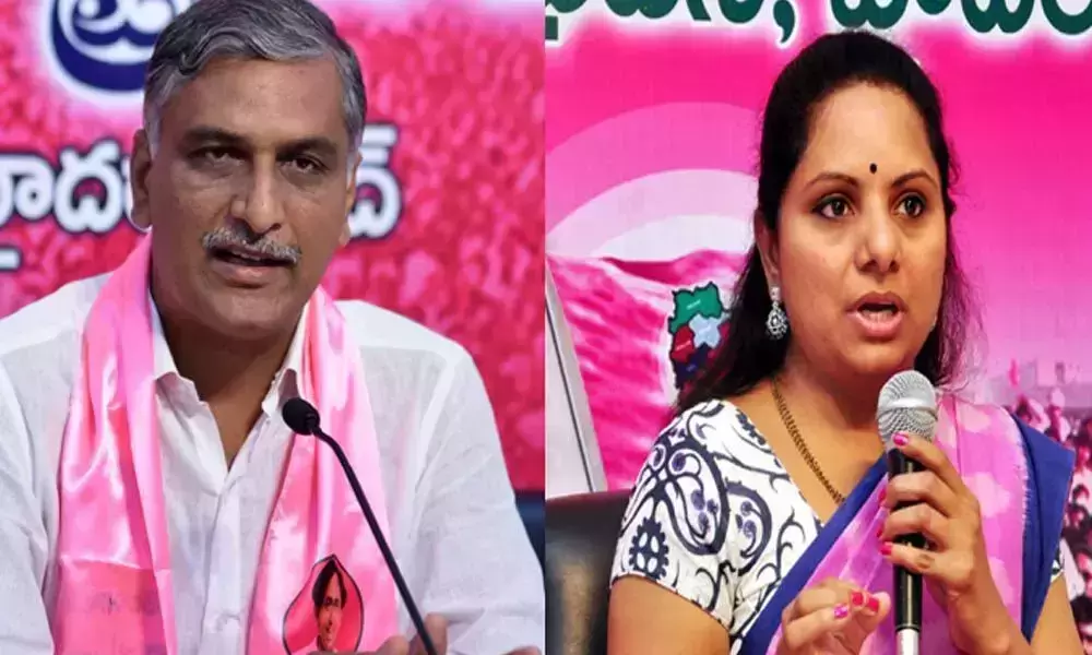 Harish Rao & MLC Kavitha Not Attended to TRS Plenary