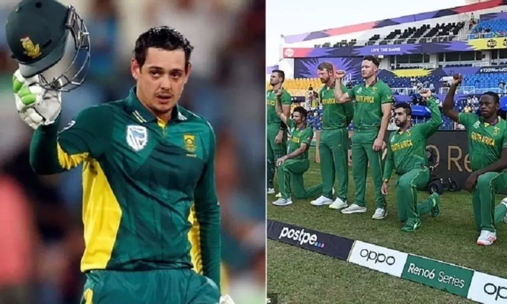 South Africa Player Quinton De Kock Says Sorry About the Issue of Black Lives Matter Protest in T20 World Cup 2021