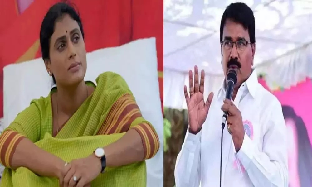 YS Sharmila Counter to Minister Niranjan Reddy