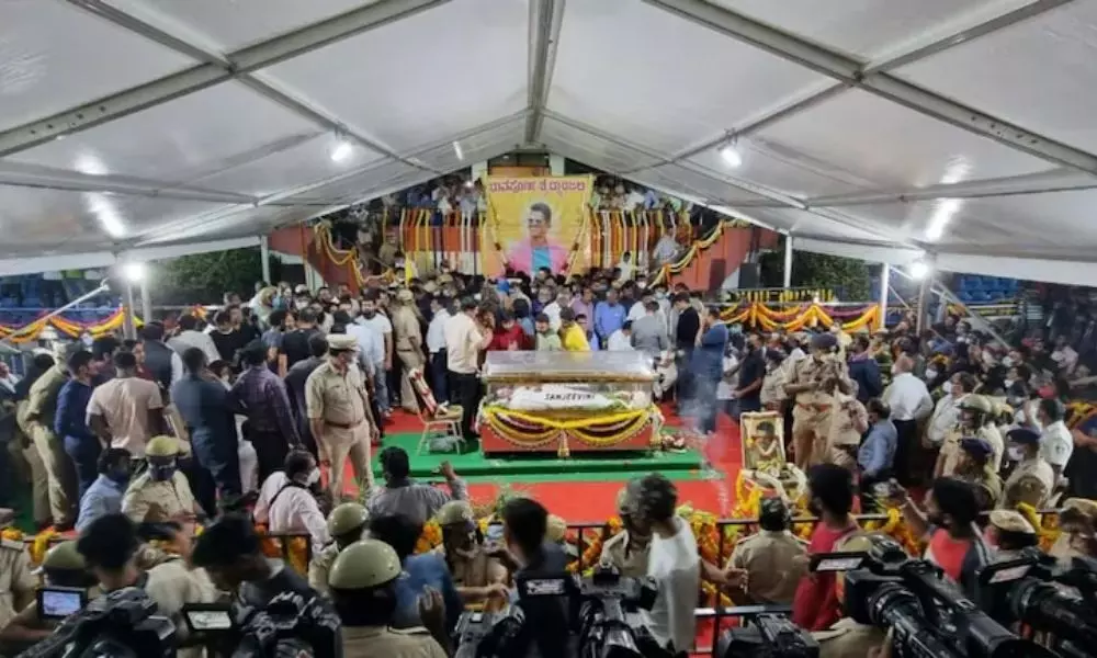 Karnataka Government Decided to hold Puneeth Rajkumar Funeral a side of his father RajKumar Tomb