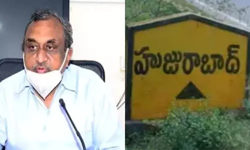 Chief Election Officer Shashank Goyal Observing the Voting Process in Huzurabad Constituency