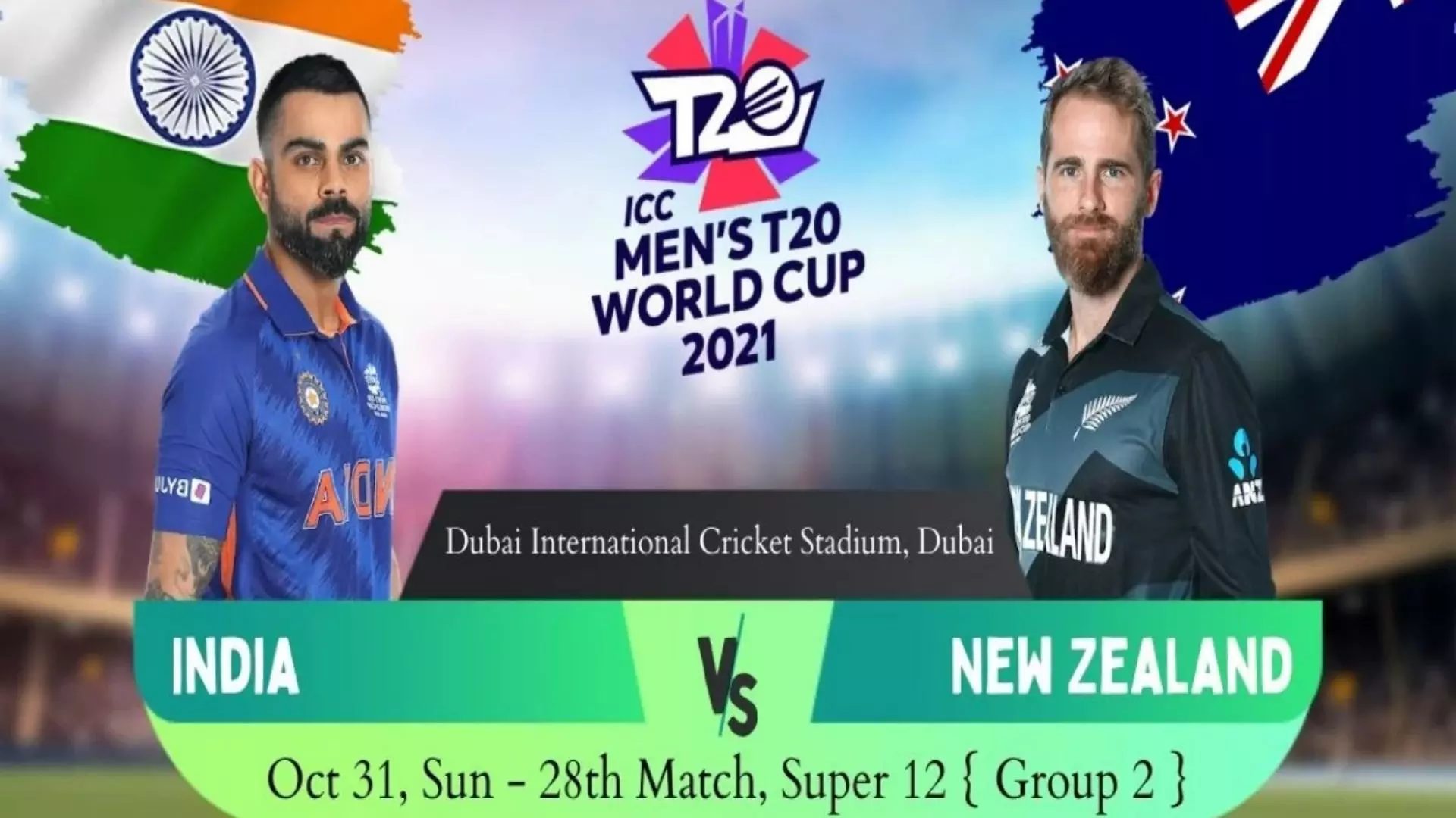 T20 World Cup 2021 India Vs New Zealand Match Preview Today 31st October 2021 - Cricket News