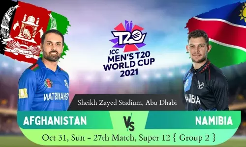 T20 World Cup 2021 Afghanistan Vs Namibia Match Preview Today 31st October 2021 - Cricket News