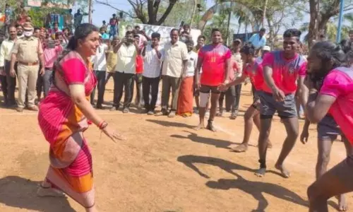 Rural Sports Festival under the Auspices of Roja Charitable Trust in Nagari Constituency Rural Sports Festival under the Auspices of Roja Charitable Trust in Nagari Constituency