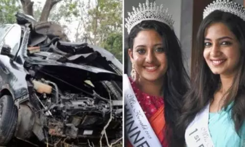 Miss Kerala 2019 Ancy Kabeer, runner up Anjana Shajan die in car Accident Miss Kerala 2019 Ancy Kabeer, runner up Anjana Shajan die in car Accident