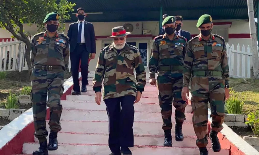 PM Narendra Modi Diwali Celebrations with Indian Army at Jammu Kashmir | National News Today