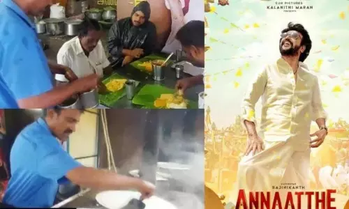 Rajinikanth Fan Karnan Offers One Rupee to Dosa for Peddanna Movie Success
