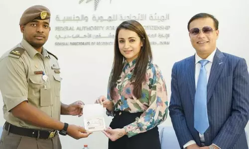 South Actress Trisha Krishnan Got UAE Golden Visa