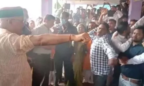 Chhattisgarh Chief Minister Bhupesh Baghel Gets Whipped as Part of Govardhan Puja Ceremony