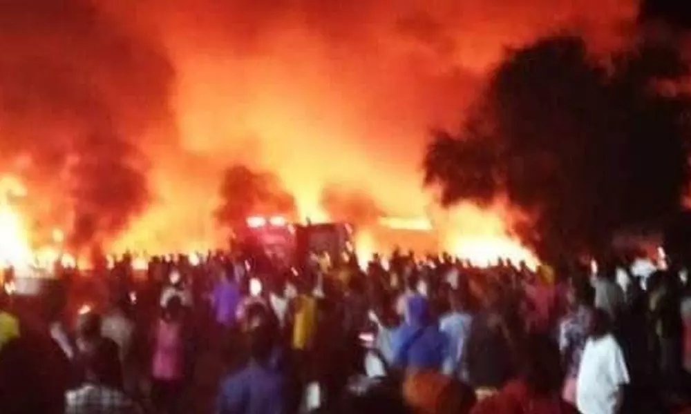 95 People Killed due to Fuel Tanker Explosion at Sierra Leone in Africa