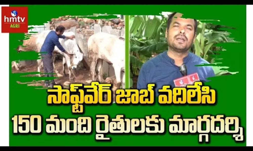 Software Engineer Parthasarathi Turns Farmer