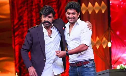 Balakrishna Unstoppable Talk Show With Nani Promo Released in Aha OTT Platform Balakrishna Unstoppable Talk Show With Nani Promo Released in Aha OTT Platform