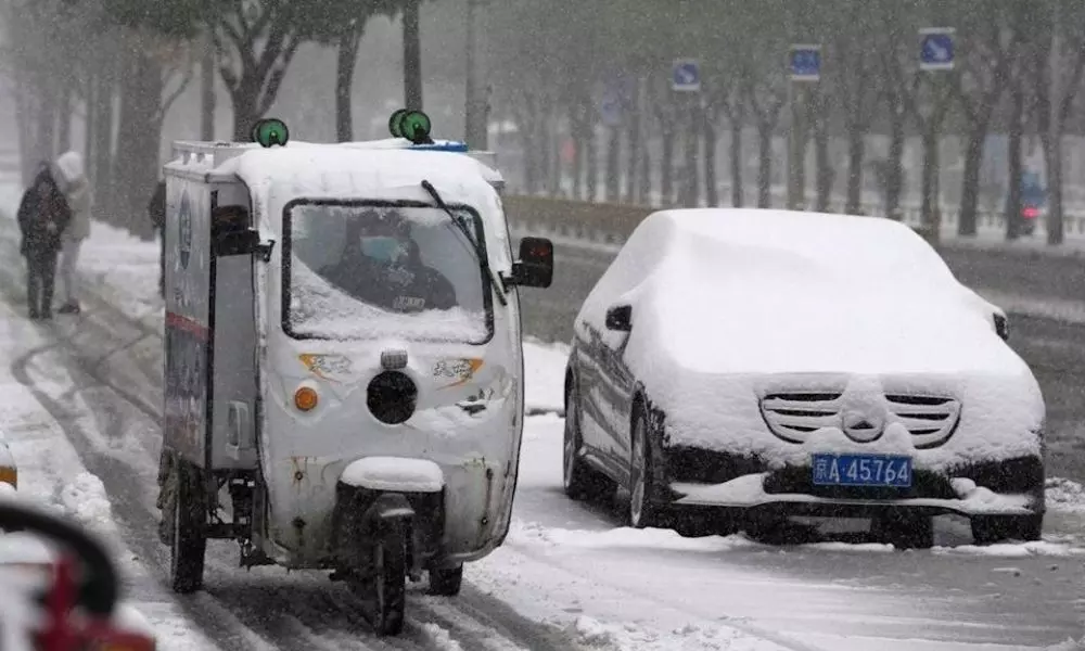 Record Level Snowfall in China