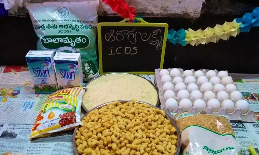 Officials Illegal Businesses with Milk and Eggs from Anganwadi Centers in Mancherial District