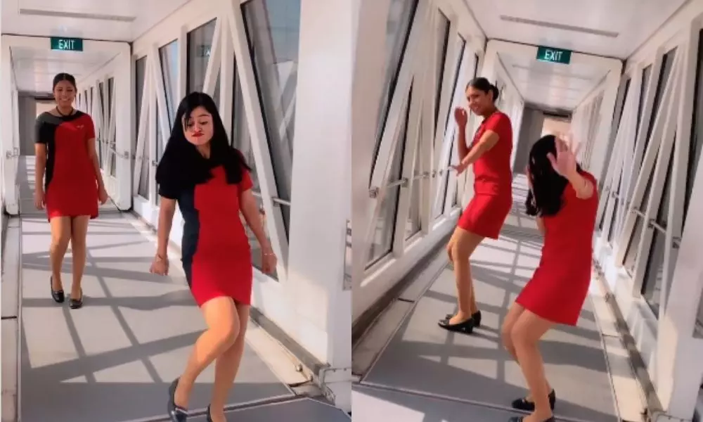 Air Hostesses Dance on Punjabi Song Video Goes Viral on Social Media | Viral News