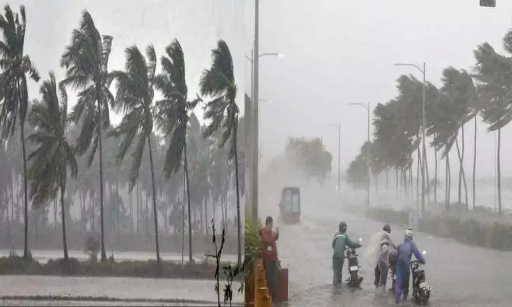 Heavy Rains in Andhra Pradesh due to Low Pressure in Bay of Bengal