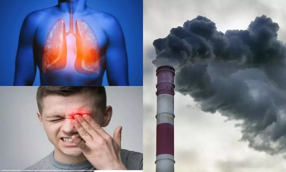 Pollution can Damage not Only the Lungs but also the Eyes