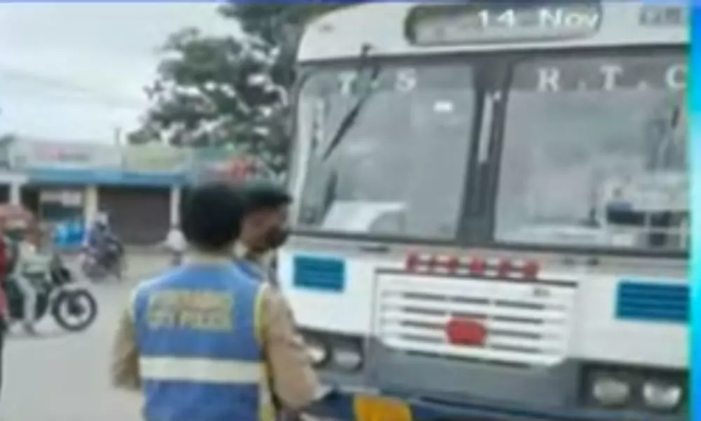 Driver had a Heart Attack While the RTC bus was Running