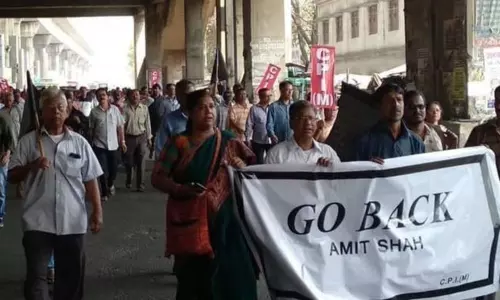 Police Arrested CPI Leaders during Protest with Black Ribbons in Tirupathi