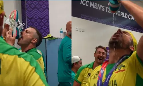 Australia Cricket Team T20 Worldcup 2021 Winning Celebrations Video in Social Media Australia Cricket Team T20 Worldcup 2021 Winning Celebrations Video in Social Media