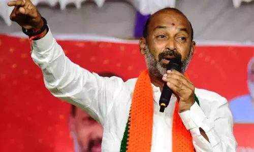 BJP President Bandi Sanjay will Visit Arjalabhavi IKP Centre in Nalgonda Today 15 11 2021