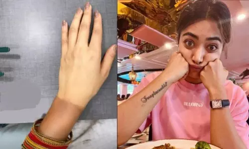 Rashmika Mandanna Changed into Black Color for Pushpa