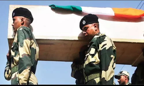 Jawan Sanjeev Dead Body Reached to Adilabad District Narsapur Village