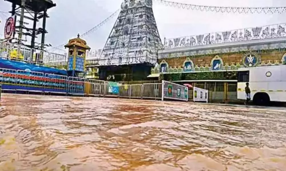 Floods in Tirupati Due to Heavy Rains