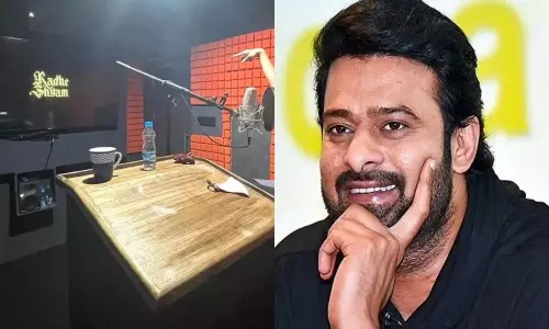 Prabhas Start the Dubbing to Radhe Shyam Movie