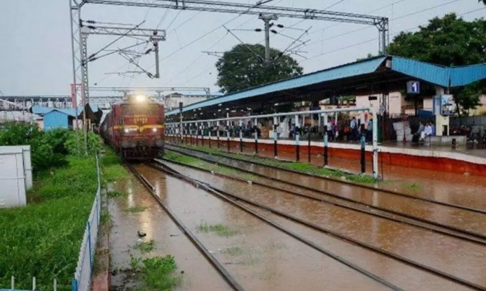 Railway Cancelled the 18 Trains and 10 Trains Diverted Due to Heavy Rains in AP